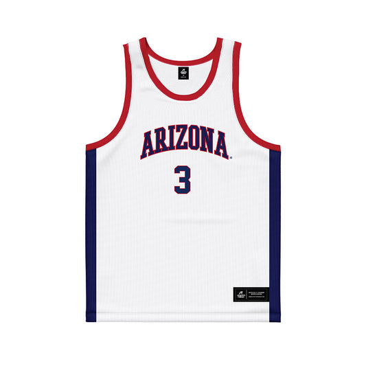 Arizona - NCAA Men's Basketball : Anthony DellOrso - White Basketball Jersey-0