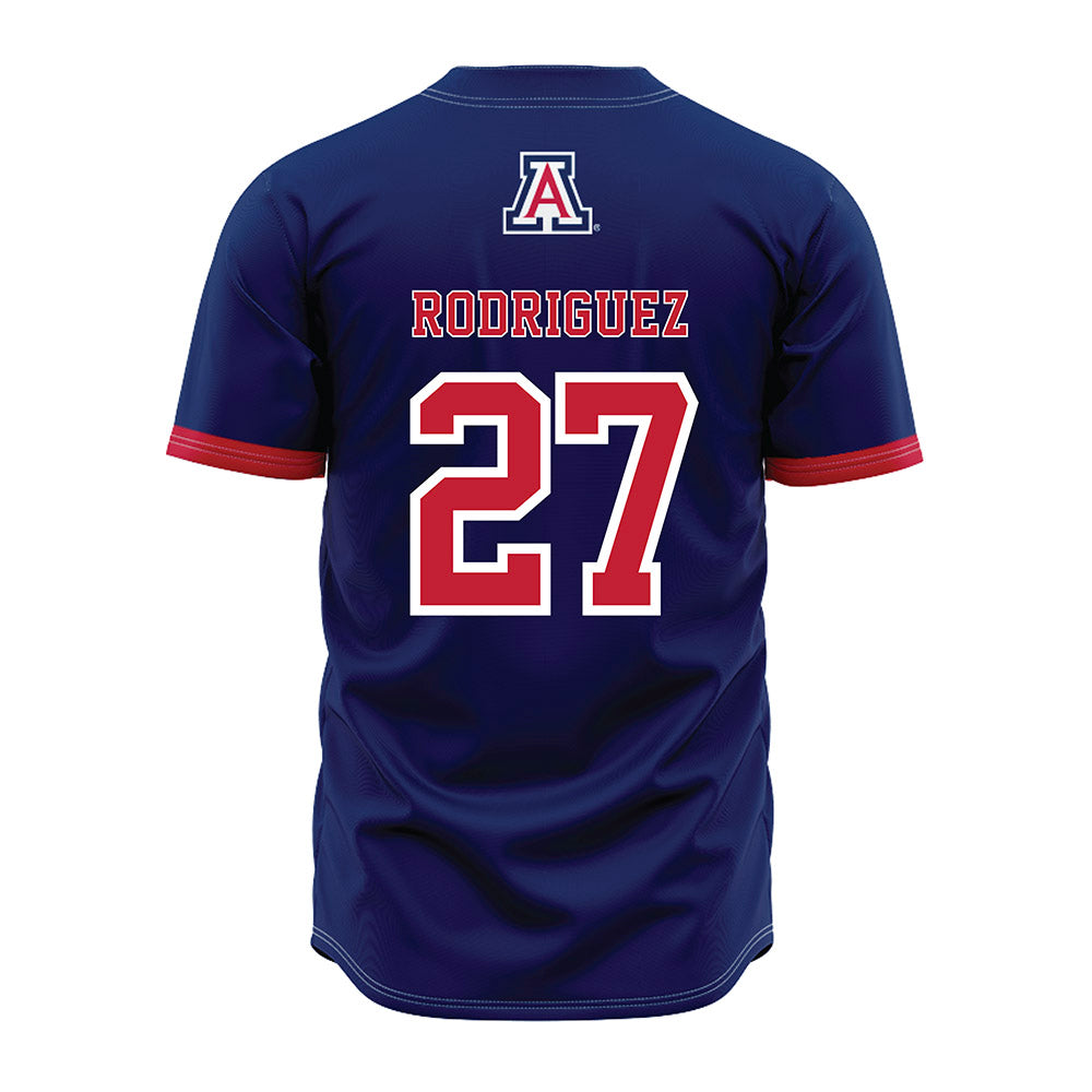 Arizona - NCAA Baseball : Dominic Rodriguez - Navy Jersey-1