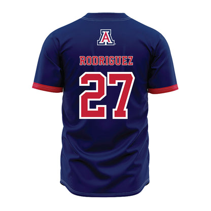 Arizona - NCAA Baseball : Dominic Rodriguez - Navy Jersey-1