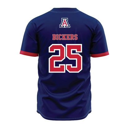 Arizona - NCAA Baseball : Tyler Bickers - Navy Jersey-1