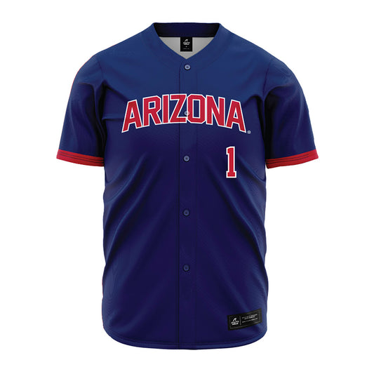 Arizona - NCAA Baseball : Sean Barta - Navy Jersey-0
