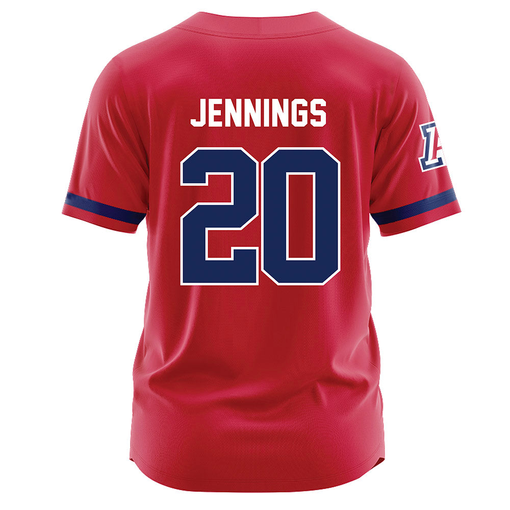 Arizona - NCAA Softball : Tele Jennings - Cardinal Jersey-1