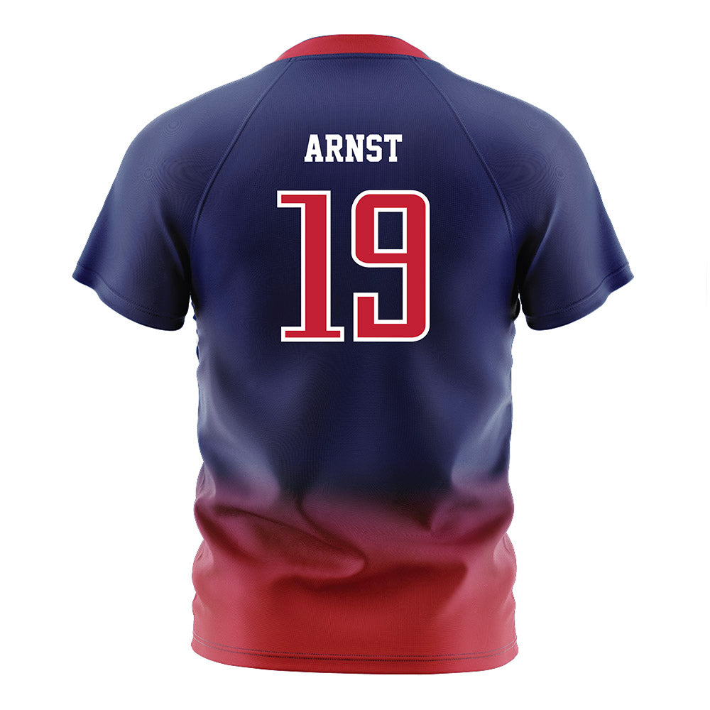 Arizona - NCAA Women's Soccer : Marissa Arnst - Navy Soccer Jersey-1