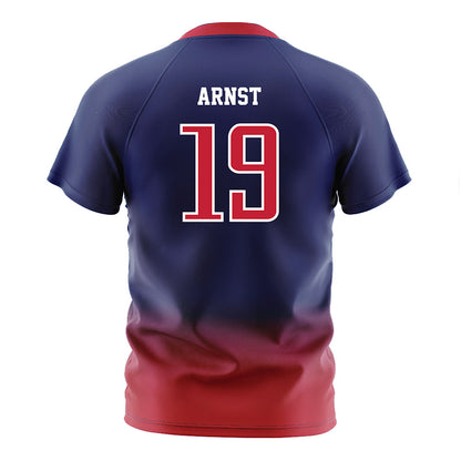 Arizona - NCAA Women's Soccer : Marissa Arnst - Navy Soccer Jersey-1