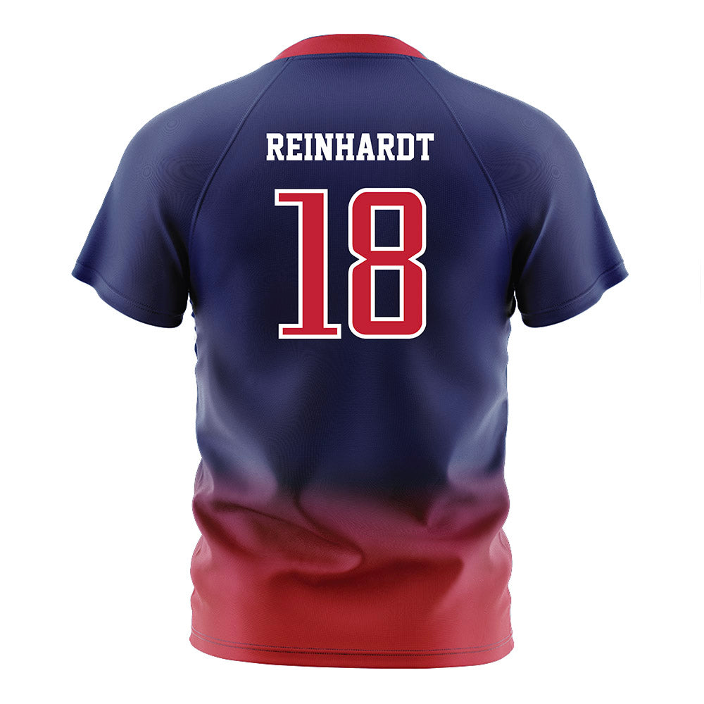 Arizona - NCAA Women's Soccer : Whitney Reinhardt - Navy Soccer Jersey-1