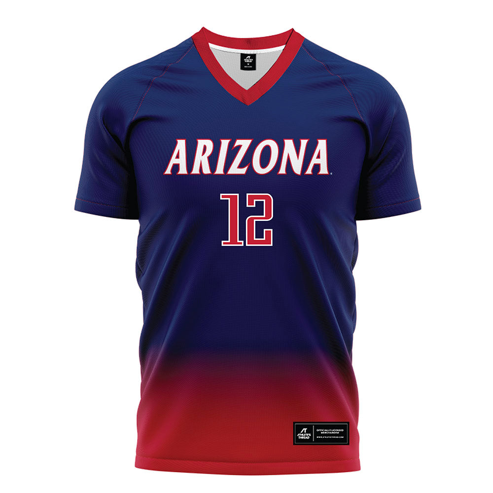 Arizona - NCAA Women's Soccer : Aranda Hurge - Navy Soccer Jersey