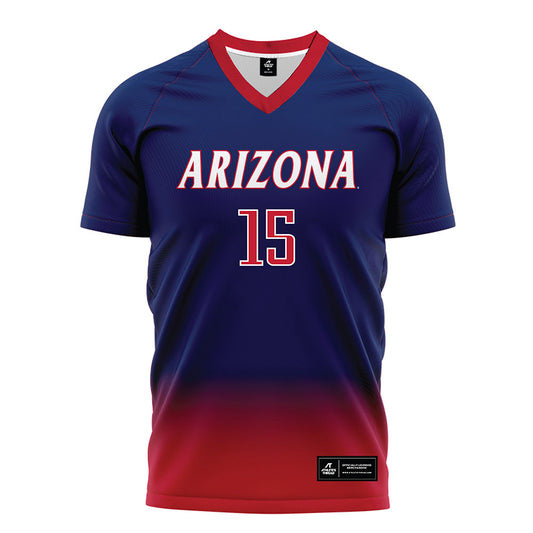 Arizona - NCAA Women's Soccer : Ella Hatteberg - Navy Soccer Jersey