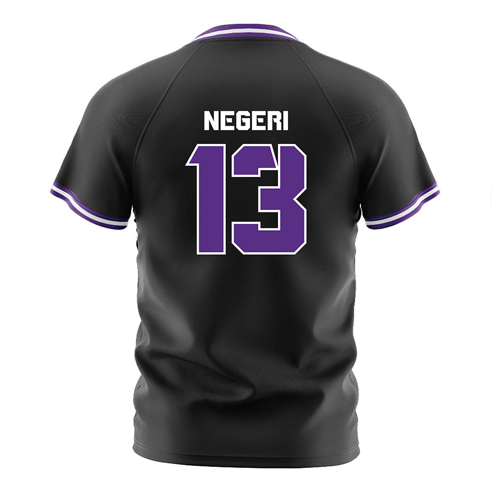 TCU - NCAA Women's Soccer : Leah Negeri - Black Soccer Jersey-1