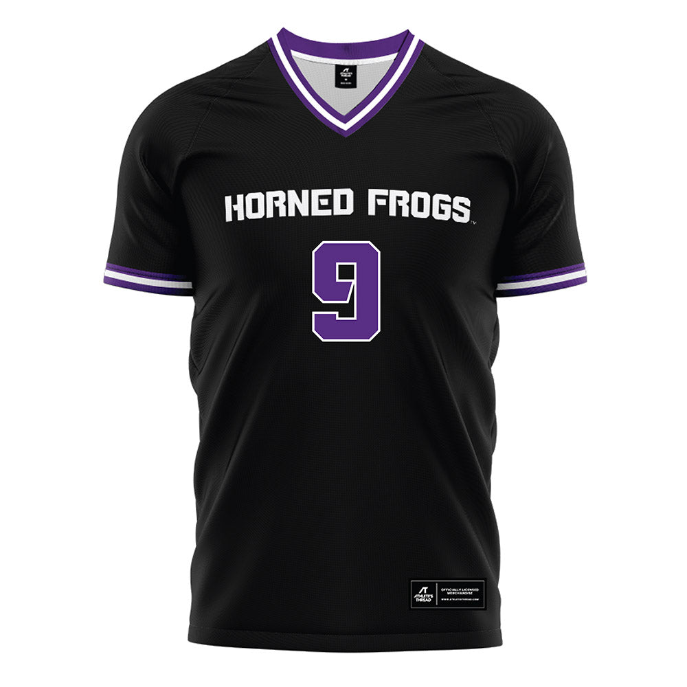 TCU - NCAA Women's Soccer : Alexa DeJoseph - Black Soccer Jersey-0