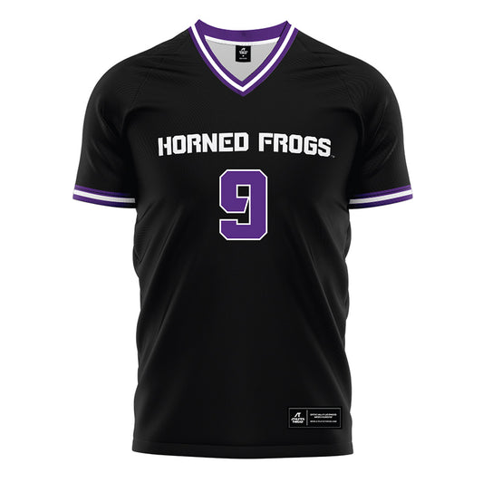TCU - NCAA Women's Soccer : Alexa DeJoseph - Black Soccer Jersey-0