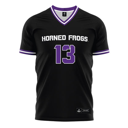 TCU - NCAA Women's Soccer : Leah Negeri - Black Soccer Jersey-0