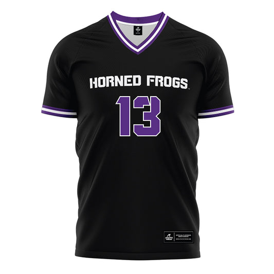 TCU - NCAA Women's Soccer : Leah Negeri - Black Soccer Jersey-0