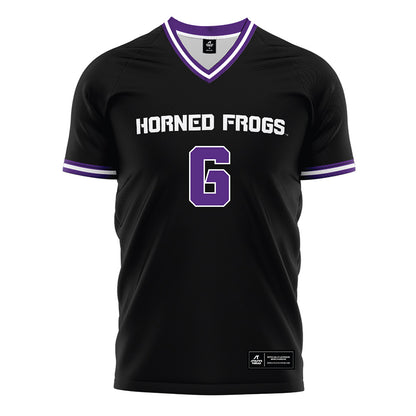 TCU - NCAA Women's Soccer : Kaela Martinez - Black Soccer Jersey-0