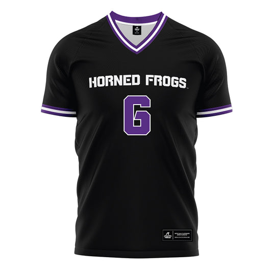 TCU - NCAA Women's Soccer : Kaela Martinez - Black Soccer Jersey-0