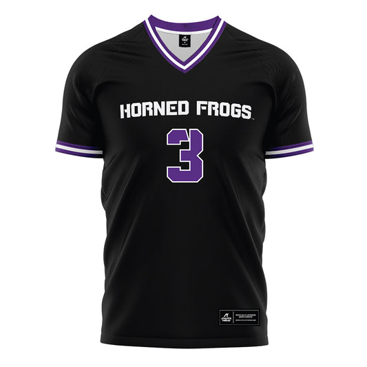 TCU - NCAA Women's Soccer : Peyton Nourse - Black Soccer Jersey-0