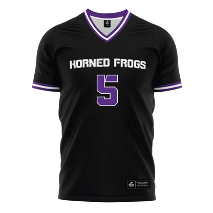 TCU - NCAA Women's Soccer : Betsi Salihi - Black Soccer Jersey-0