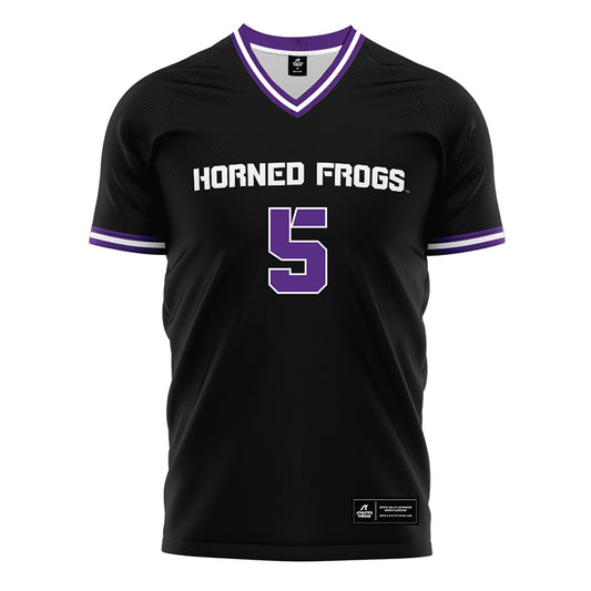 TCU - NCAA Women's Soccer : Betsi Salihi - Black Soccer Jersey-0
