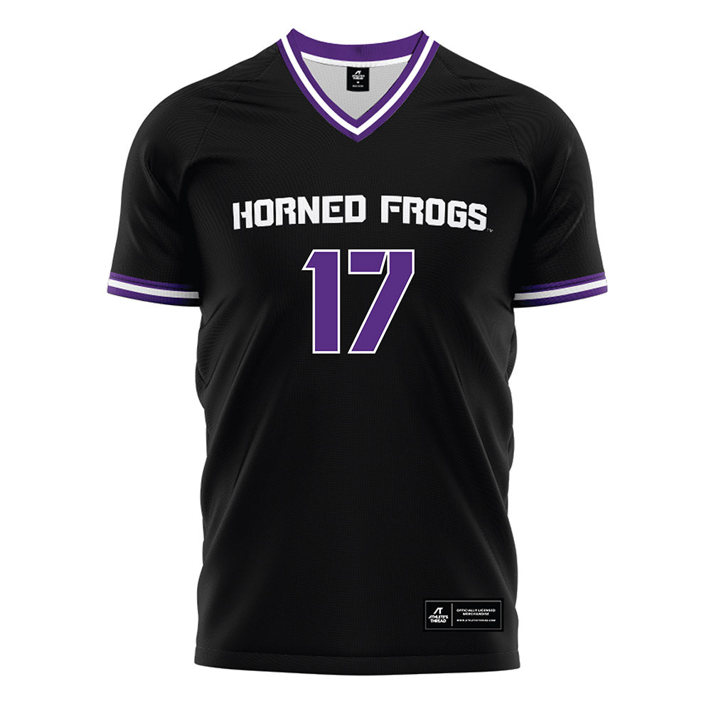 TCU - NCAA Women's Soccer : Cameron Patton - Black Soccer Jersey-0