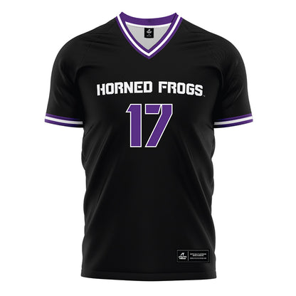 TCU - NCAA Women's Soccer : Cameron Patton - Black Soccer Jersey-0