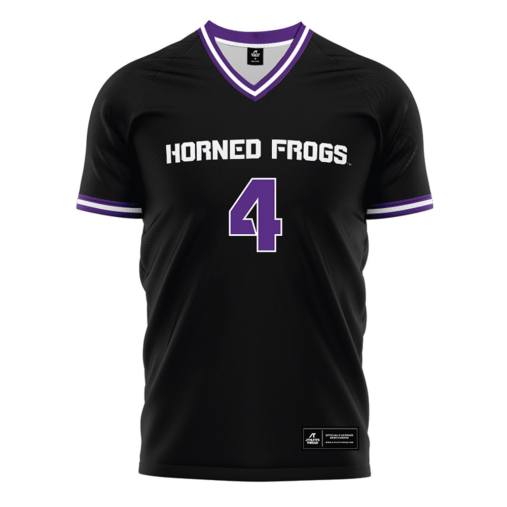 TCU - NCAA Women's Soccer : Zoe Cuneio - Black Soccer Jersey-0