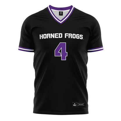 TCU - NCAA Women's Soccer : Zoe Cuneio - Black Soccer Jersey-0