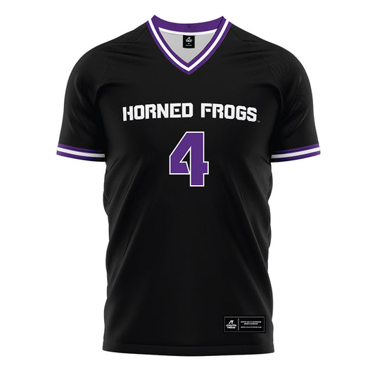 TCU - NCAA Women's Soccer : Zoe Cuneio - Black Soccer Jersey-0