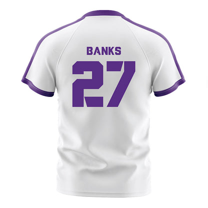 TCU - NCAA Women's Soccer : Camille Banks - White Soccer Jersey-1
