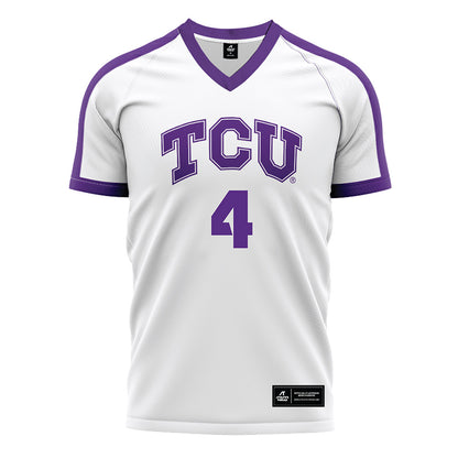 TCU - NCAA Women's Soccer : Zoe Cuneio - White Soccer Jersey-0