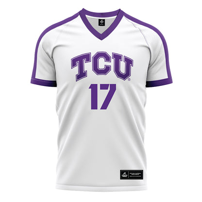 TCU - NCAA Women's Soccer : Cameron Patton - White Soccer Jersey-0
