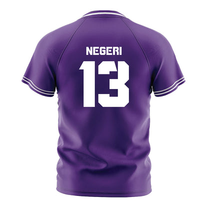 TCU - NCAA Women's Soccer : Leah Negeri - Purple Soccer Jersey-1