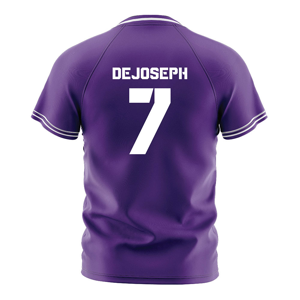 TCU - NCAA Women's Soccer : Addison DeJoseph - Purple Soccer Jersey-1