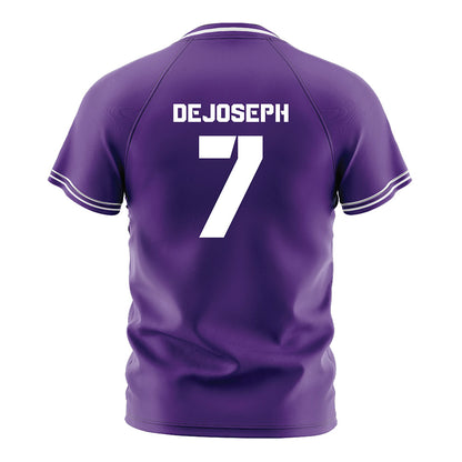 TCU - NCAA Women's Soccer : Addison DeJoseph - Purple Soccer Jersey-1
