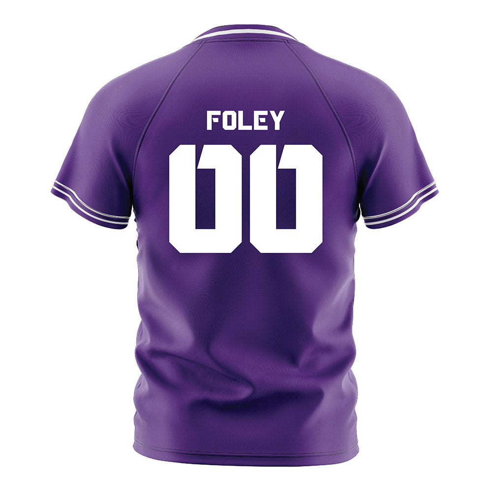 TCU - NCAA Women's Soccer : Claireese Foley - Purple Soccer Jersey-0