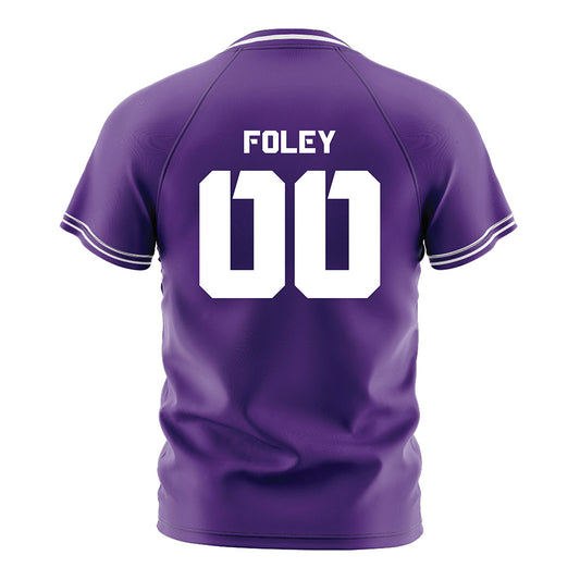 TCU - NCAA Women's Soccer : Claireese Foley - Purple Soccer Jersey-0