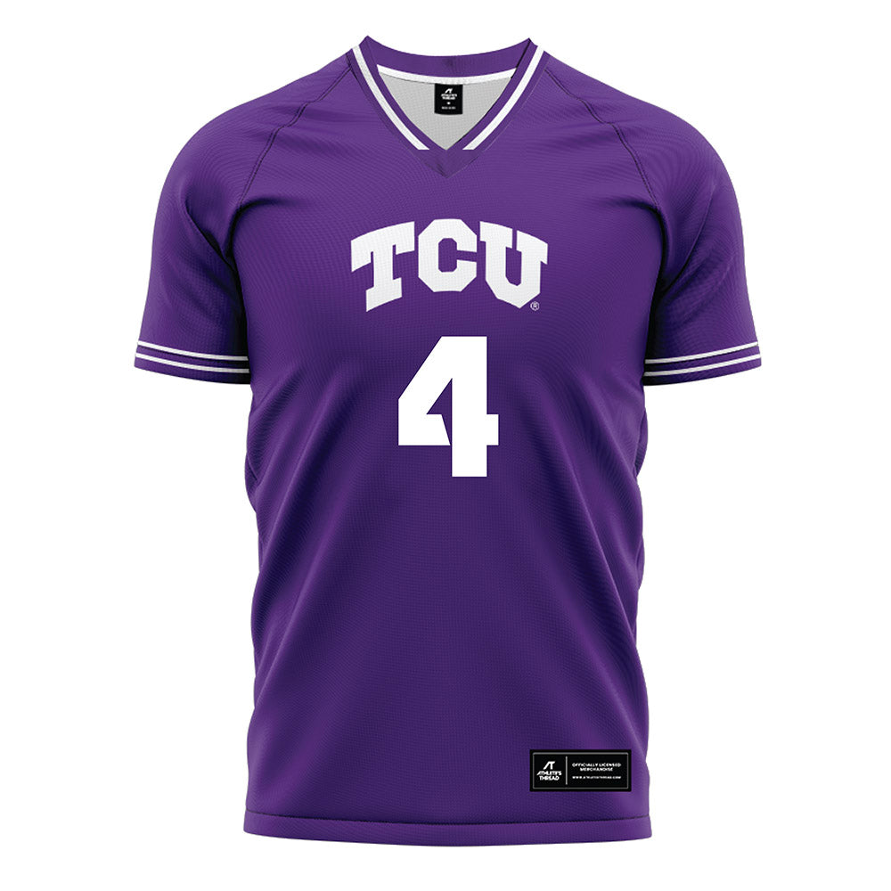 TCU - NCAA Women's Soccer : Zoe Cuneio - Purple Soccer Jersey-0
