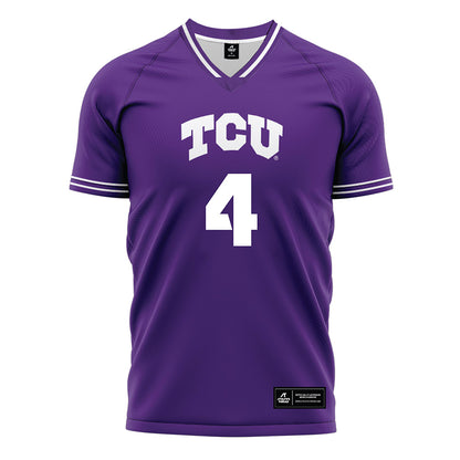 TCU - NCAA Women's Soccer : Zoe Cuneio - Purple Soccer Jersey-0