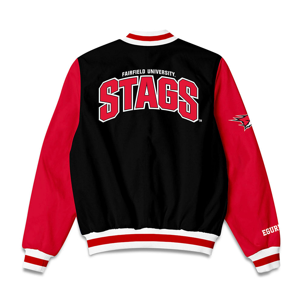 Fairfield - NCAA Men's Soccer : Xavier Egurbide - Bomber Jacket-1