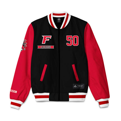 Fairfield - NCAA Men's Lacrosse : Brody Garrison - Bomber Jacket-0