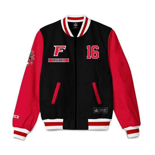 Fairfield - NCAA Baseball : Connor Klock - Bomber Jacket-0