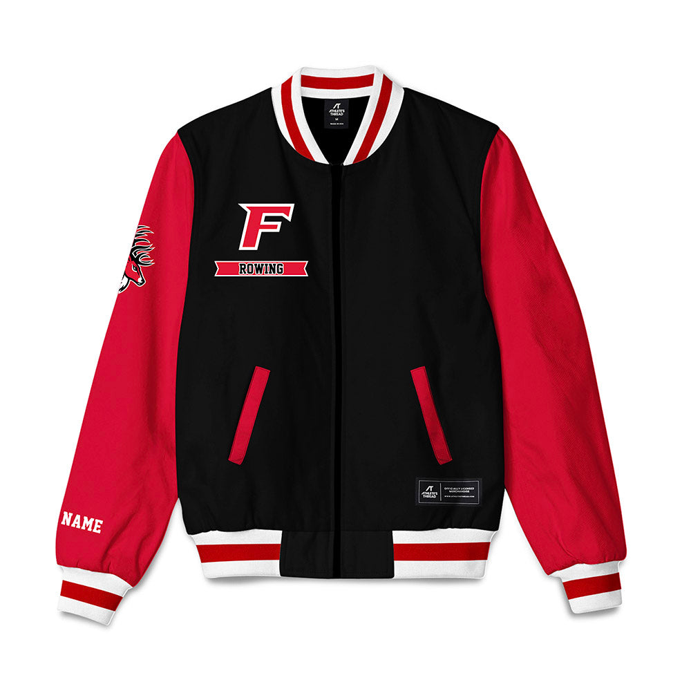 Fairfield - NCAA Men's Rowing : Lucas Lesser - Bomber Jacket-0
