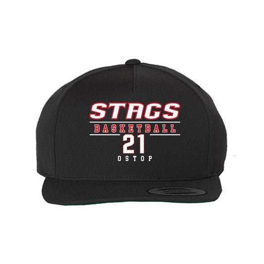 Fairfield - NCAA Men's Basketball : Tanner Ostop - Snapback Hat-0
