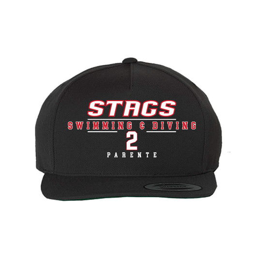 Fairfield - NCAA Men's Swimming & Diving : Jay Parente - Snapback Hat-0