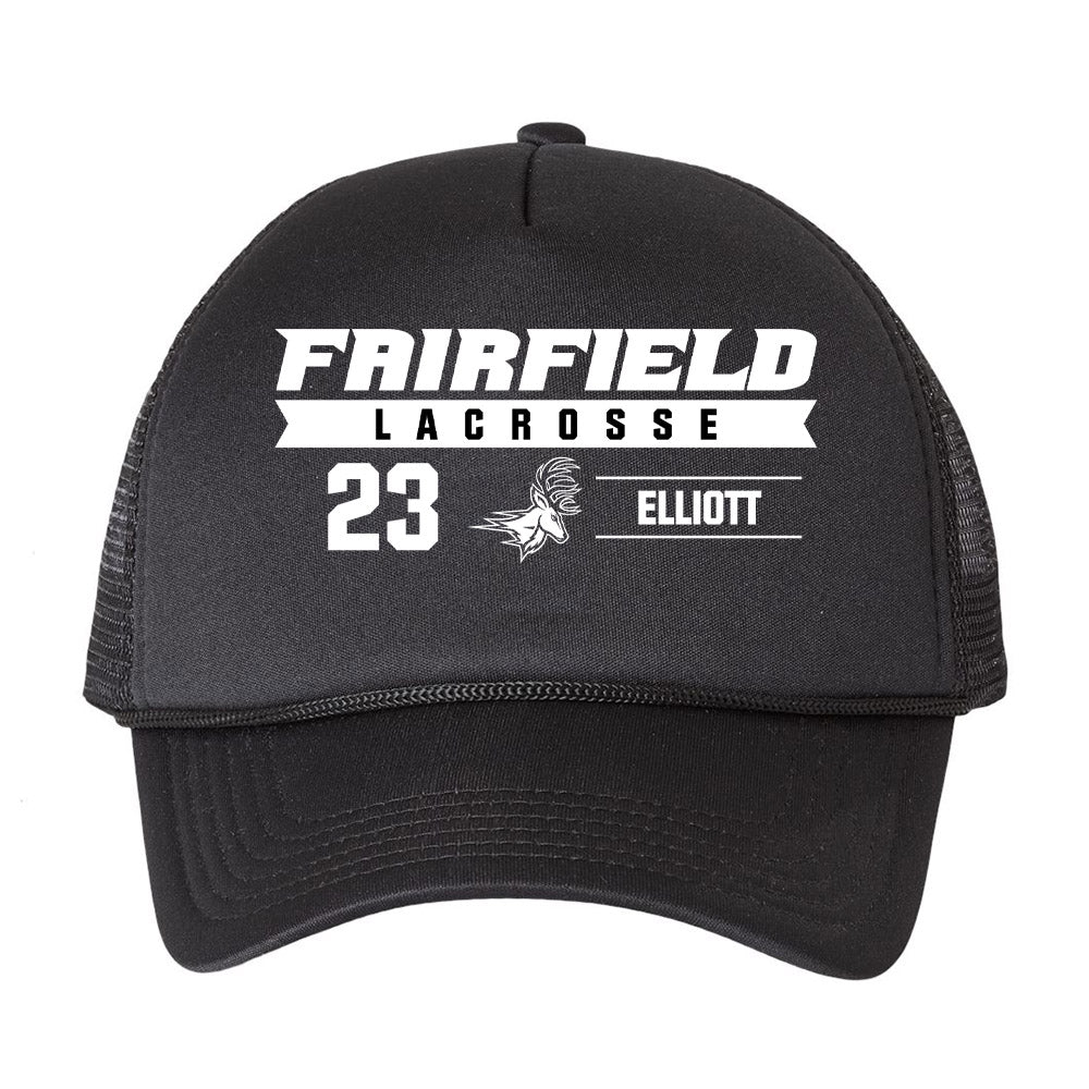 Fairfield - NCAA Men's Lacrosse : Shane Elliott - Trucker Hat-0