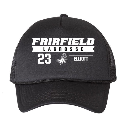 Fairfield - NCAA Men's Lacrosse : Shane Elliott - Trucker Hat-0