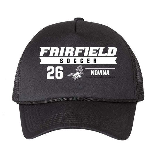 Fairfield - NCAA Men's Soccer : Elias Novina - Trucker Hat-0