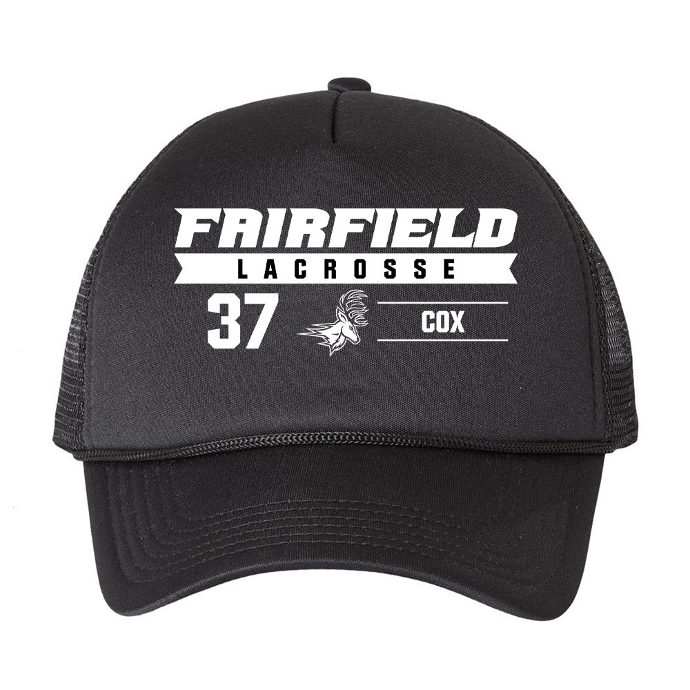 Fairfield - NCAA Men's Lacrosse : Jack Cox - Trucker Hat-0