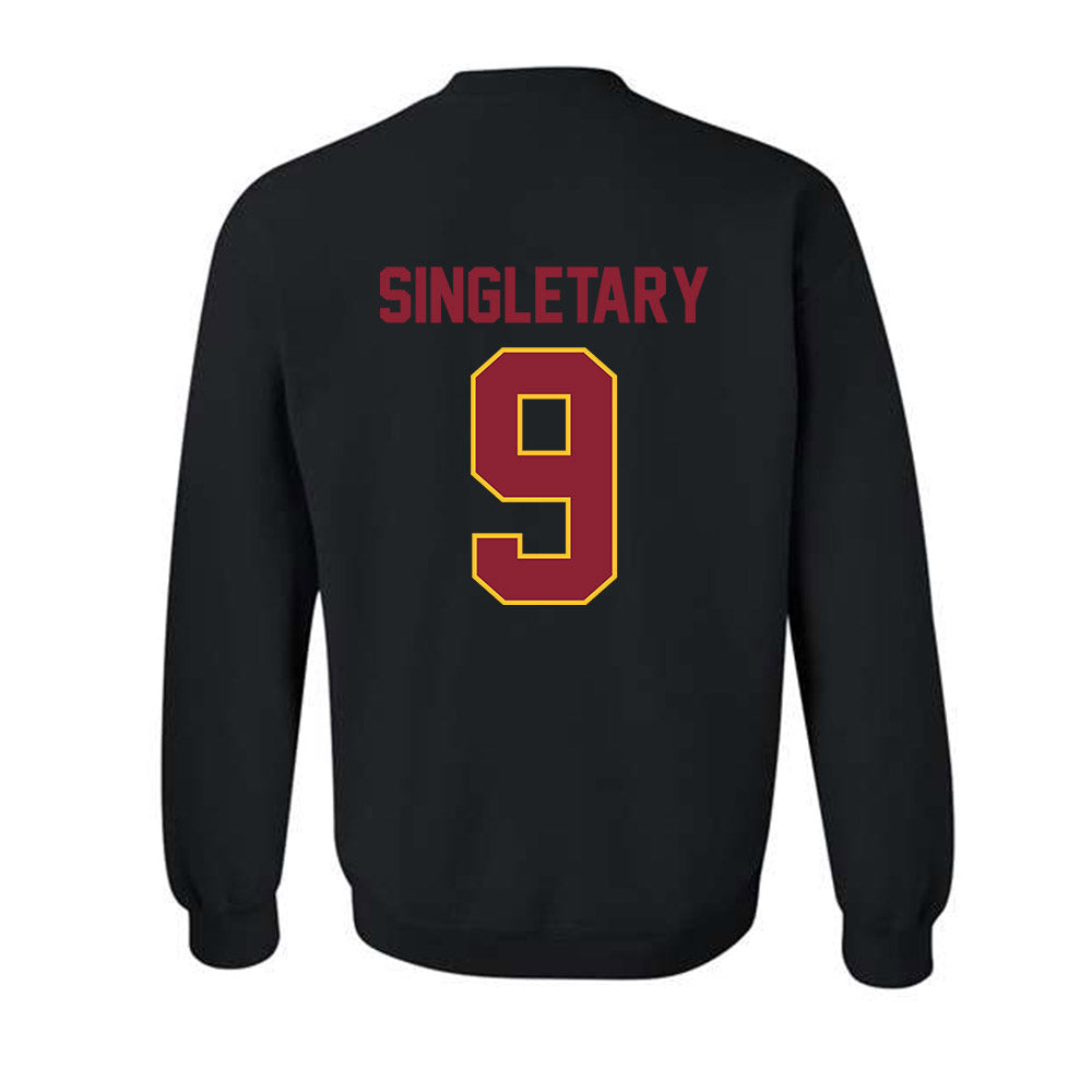 Iowa State - NCAA Football : Jaheim Singletary - Classic Shersey Crewneck Sweatshirt-1
