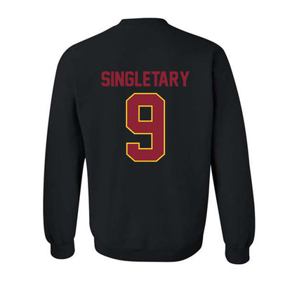 Iowa State - NCAA Football : Jaheim Singletary - Classic Shersey Crewneck Sweatshirt-1
