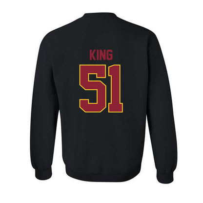 Iowa State - NCAA Football : Maasai King - Classic Shersey Crewneck Sweatshirt-1
