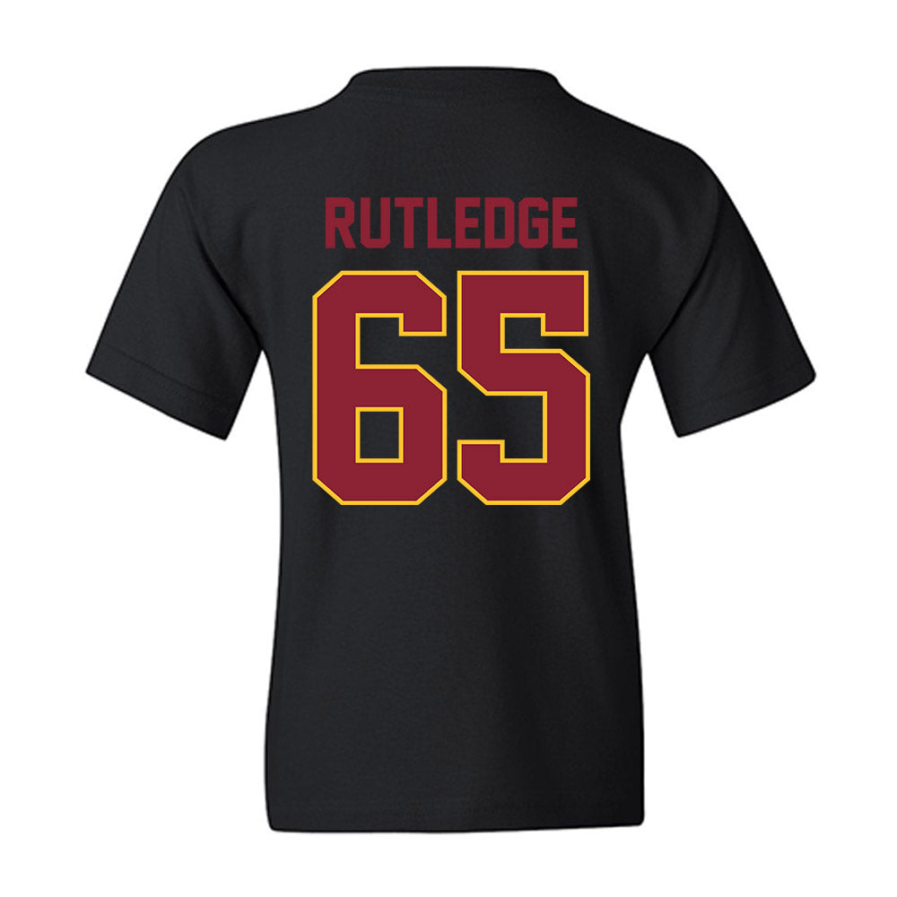 Iowa State - NCAA Football : Garret Rutledge - Classic Shersey Youth T-Shirt-1